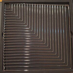 Square Wave Metallic Silver